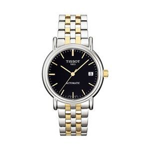 Tissot Carson Automatic 35.5 Stainless Steel / Yellow Gold PVD / Black / Bracelet